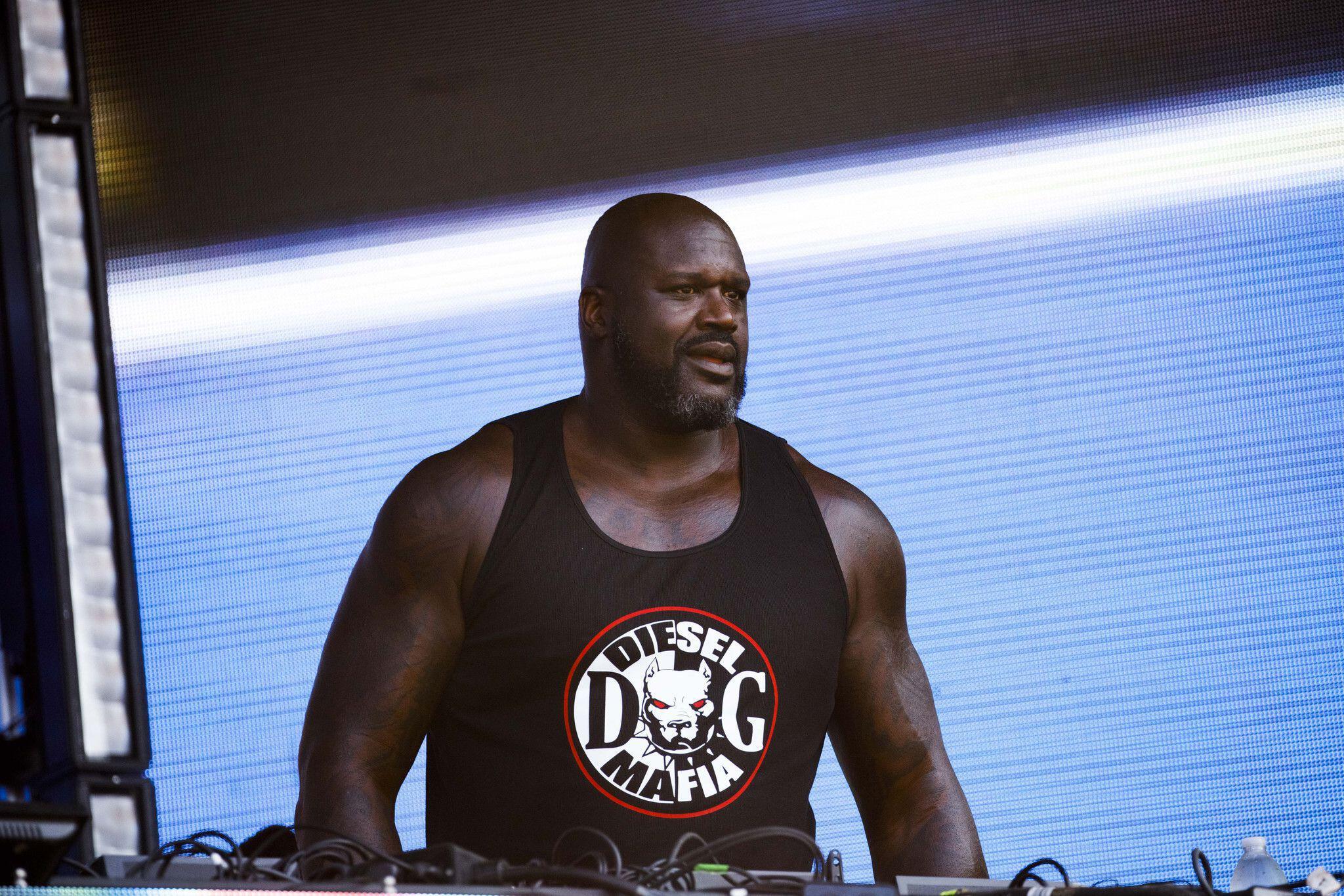 DJ Diesel, Shaquille O'Neal's DJ alter ego, performing at a festival ahead of his Zouk Nightclub Las Vegas date