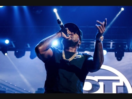 Jeezy performs onstage during his Legend of the Snowman residency at PH Live in Las Vegas