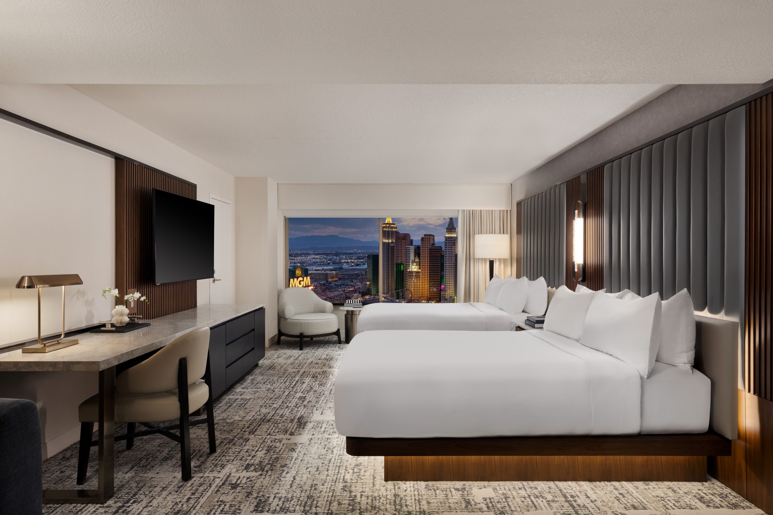 MGM Executive Two Queen Suite - Bedroom