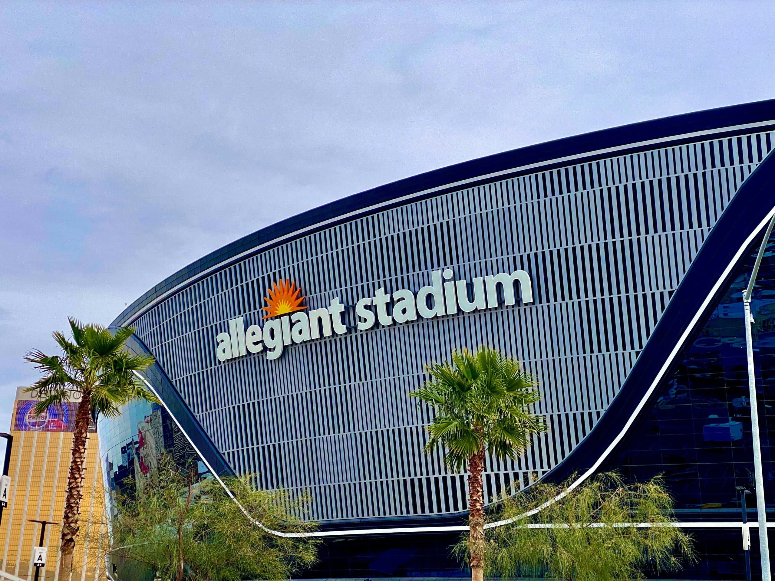 Allegiant Stadium in Las Vegas, where Kendrick Lamar played the Grand National Tour in 2025